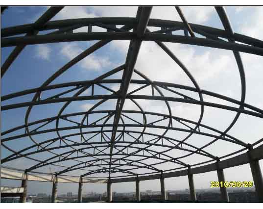 铁岭中煤朔州宾馆管桁架工程